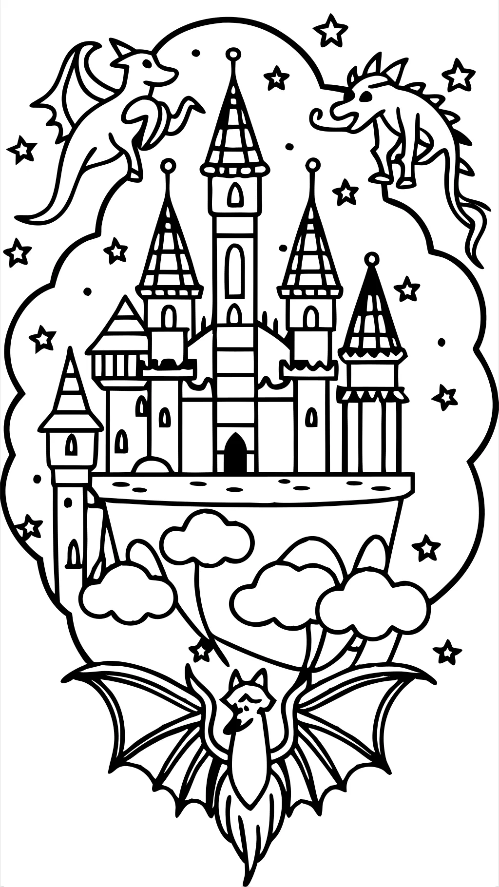 advanced fantasy coloring pages